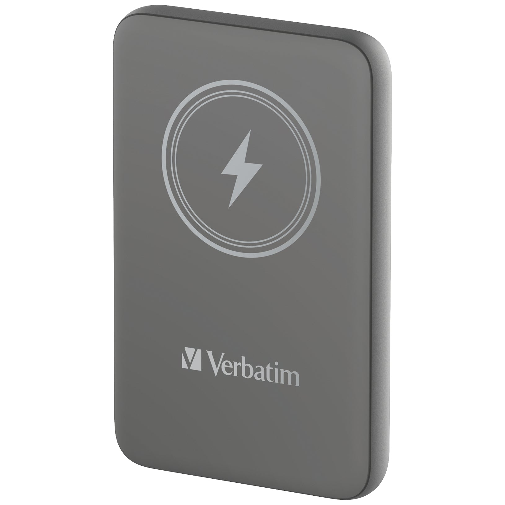 VERBATIM CHARGE N GO MAGNETIC WIRELESS POWER BANK 10000 GREY WCF (P)