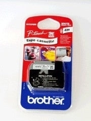 BROTHER MK231S tape cassette white black 4mx12mm none laminate for P-touch 55 60 65 75 80 85 110 BB4