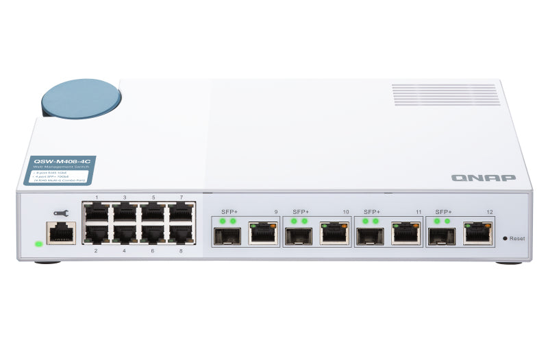 8x1Gbps 4x10G SFP+/NBASE-T webmgd switch