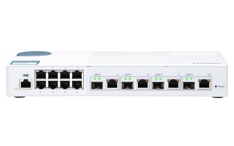 8x1Gbps 4x10G SFP+/NBASE-T webmgd switch