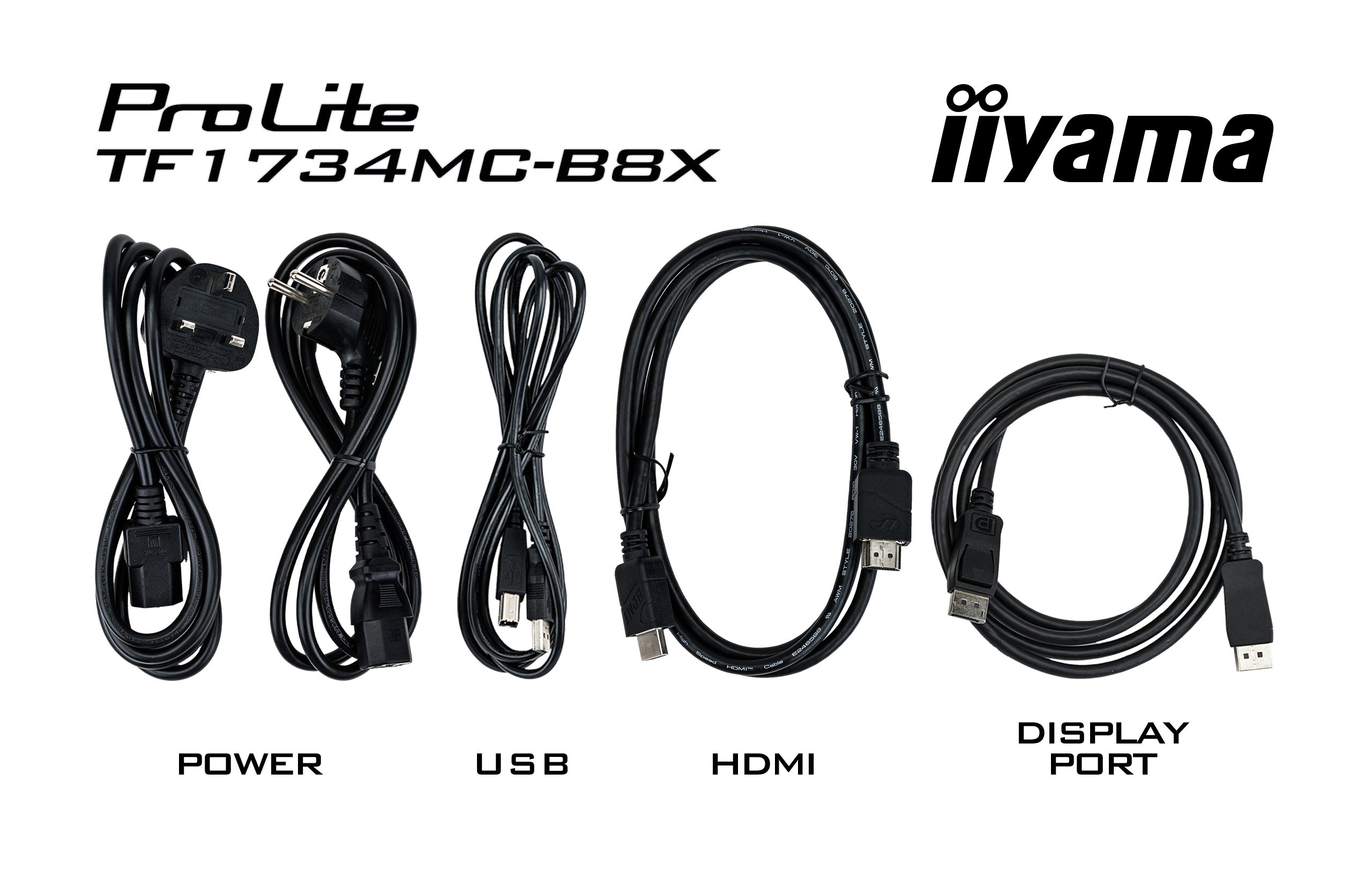 Iiyama 17 inch frameless PCAP touch monitor 1280x1024 10 point HDMI DisplayPort VGA open frame VESA