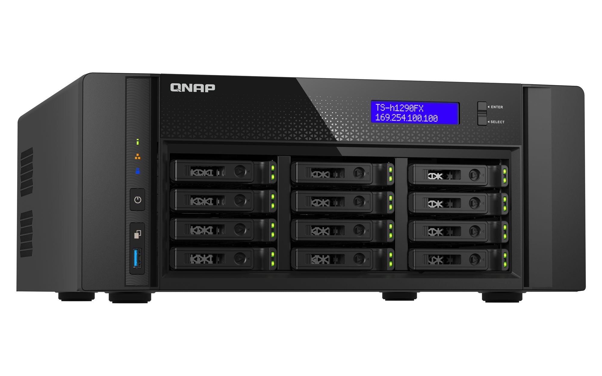 12-Bay U.2 NVMe PCIe Gen4 x4 all-flash d