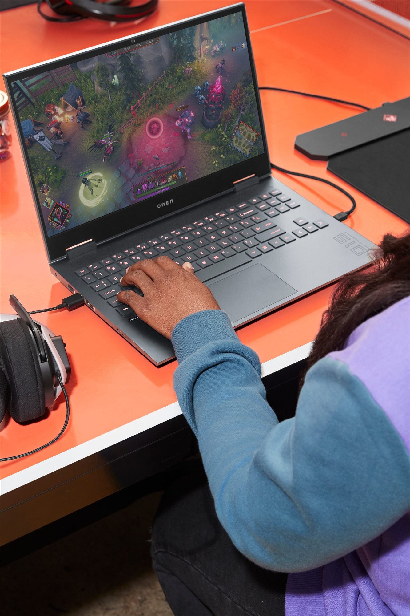 HP OMEN Charging Mouse Pad black
