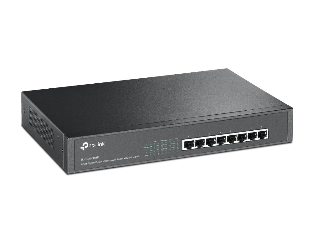 8-Port GB Desktop/RM Switch 8-Port PoE+