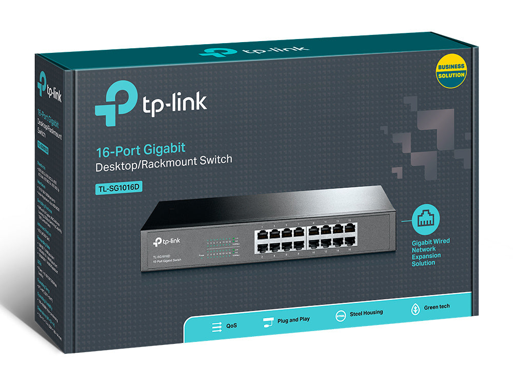 16 port Desktop/Rackmount Gigabit Switch