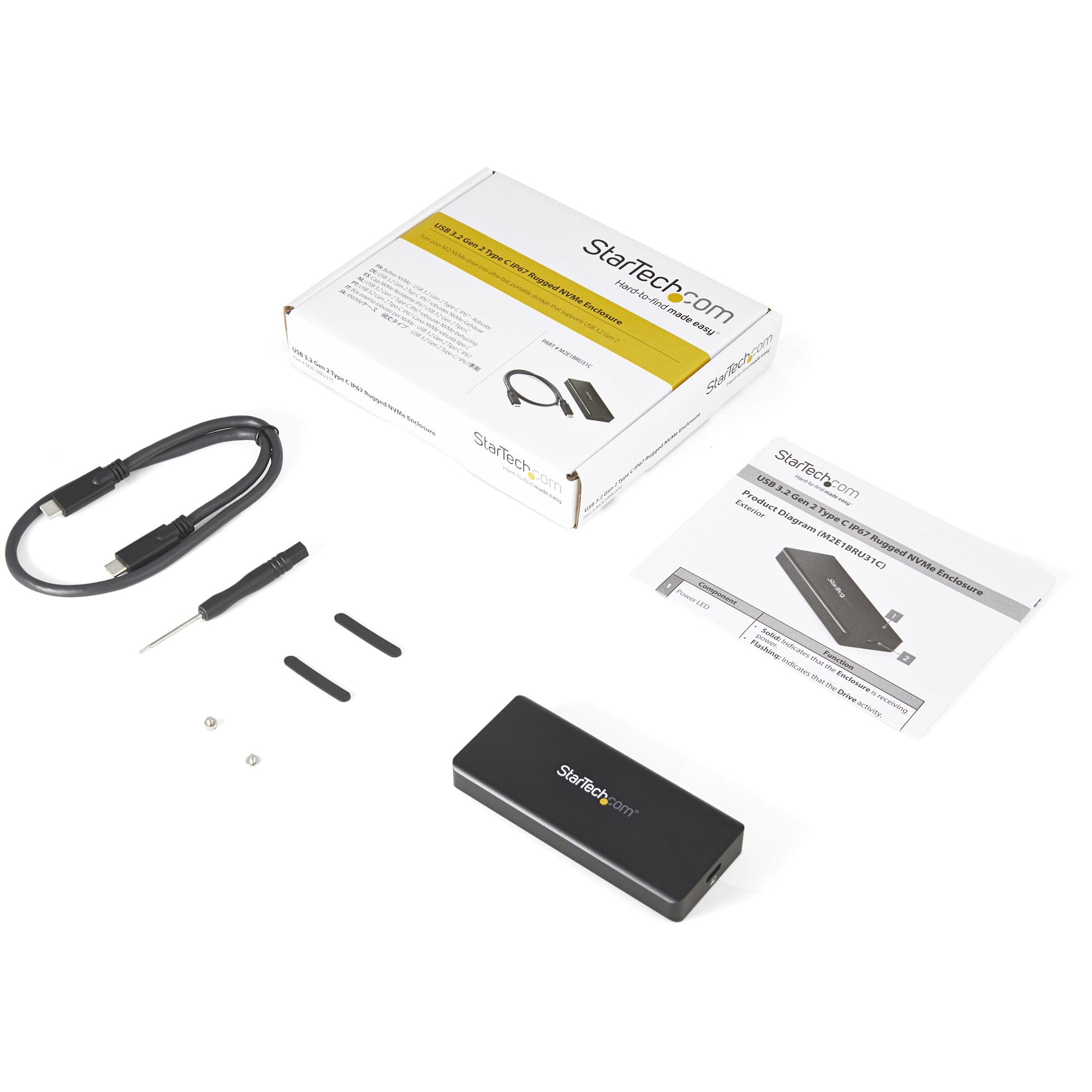 Box esterno SSD PCIe NVMe M.2 -IP67