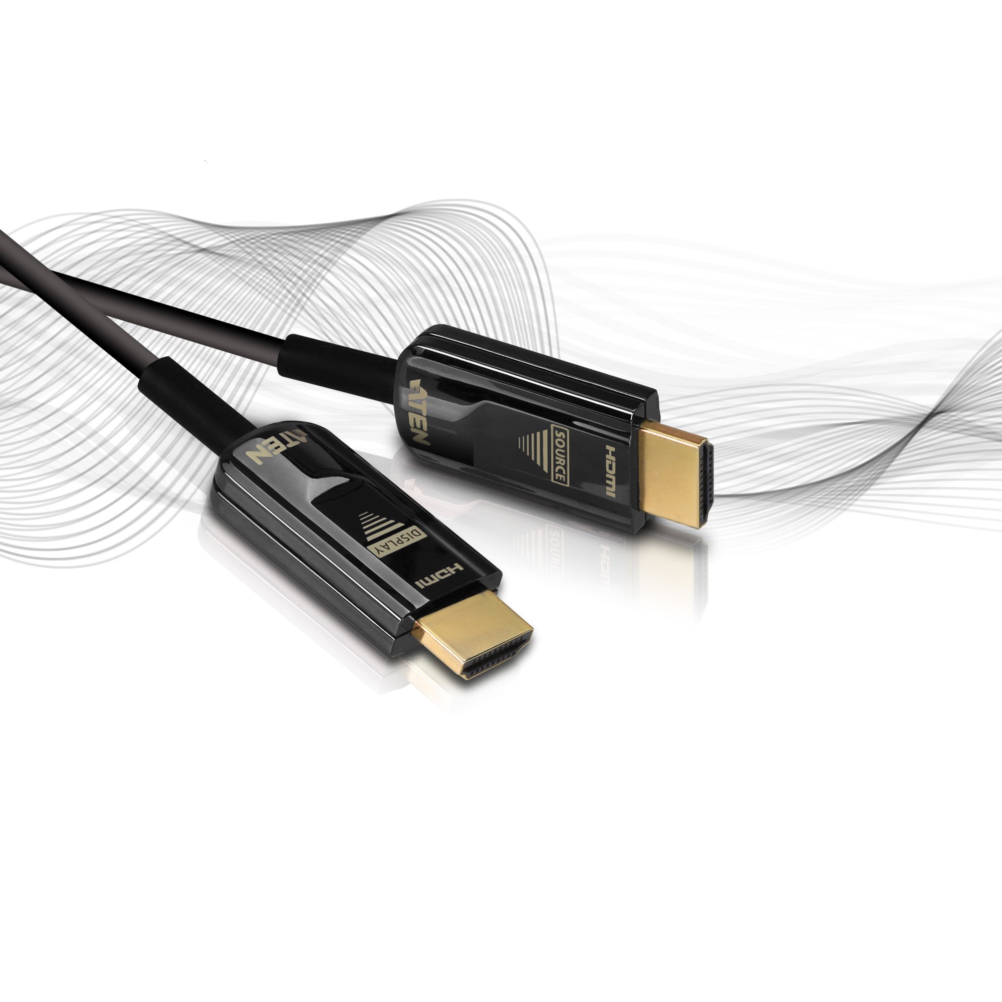 ATEN VE781010 câble HDMI HDMI Type A (Standard) Noir