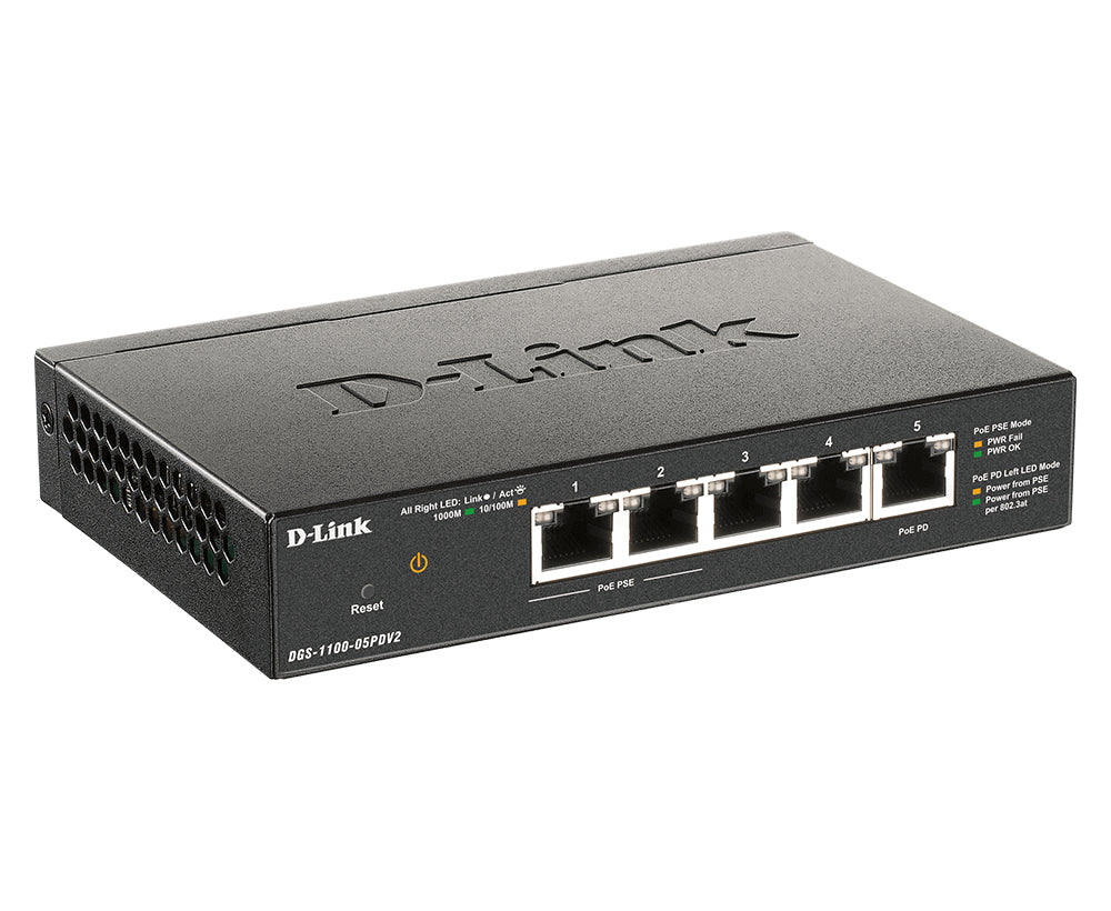 5-Port Gigabit PoE Smart Managed Switch