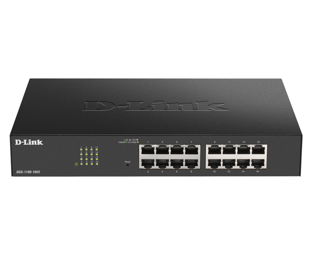 D-LINK 24-Port Layer2 PoE Gigabit Smart Switch 24x 10/100/1000Mbit/s TP RJ-45 Port of which 12 x PoE 802.3af/802.3at802.3x Flow