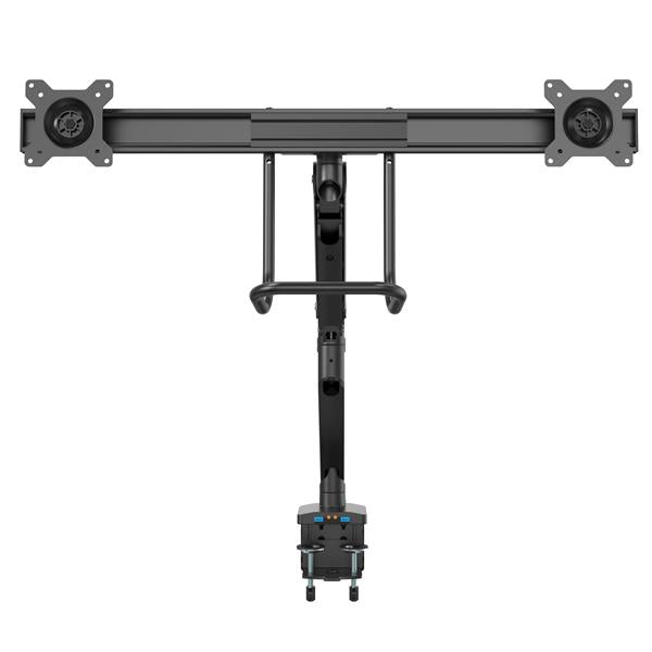 Desk Mount Dual Monitor Arm -2x USB 3.0