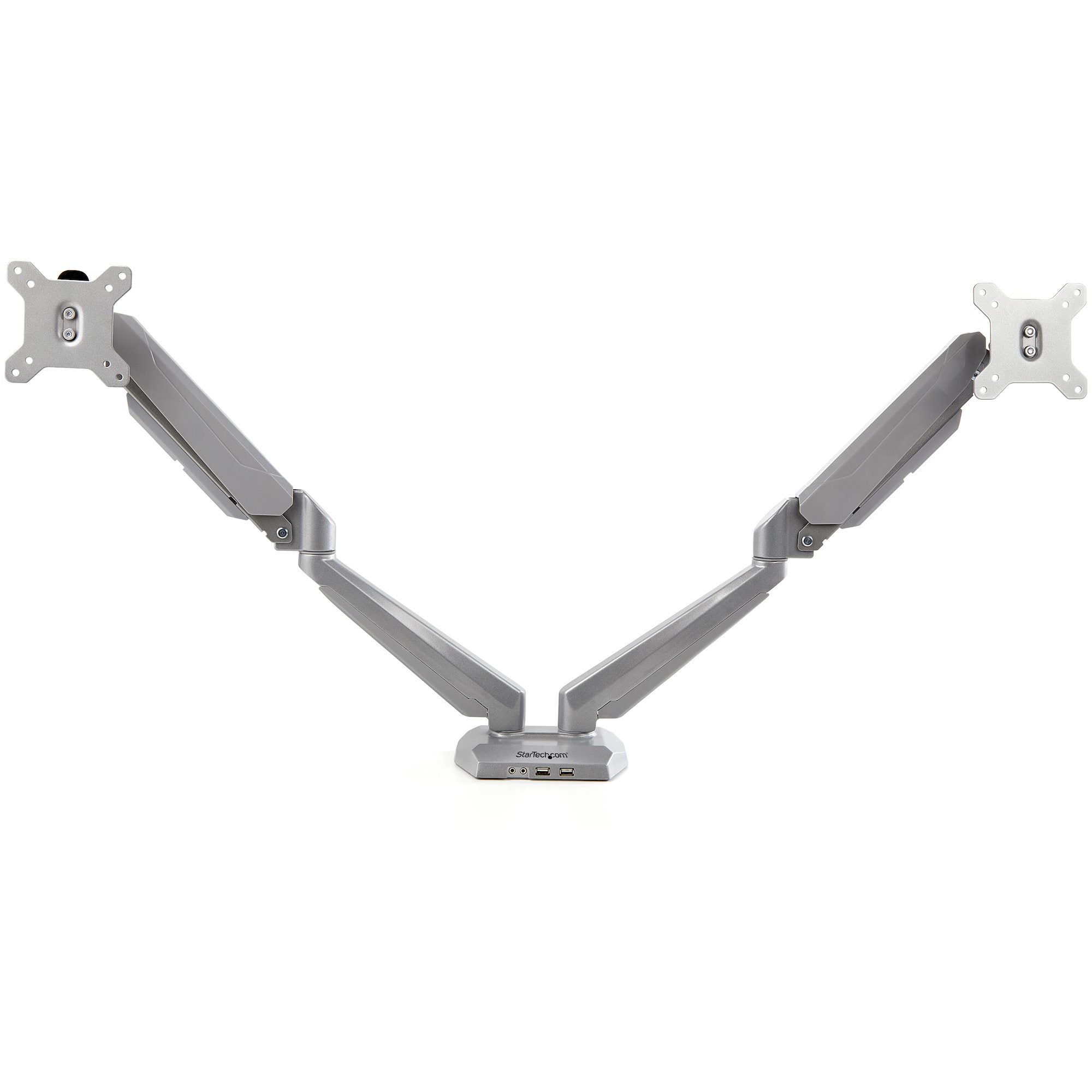 Desk Mount Dual Monitor Arm w/USB/Audio