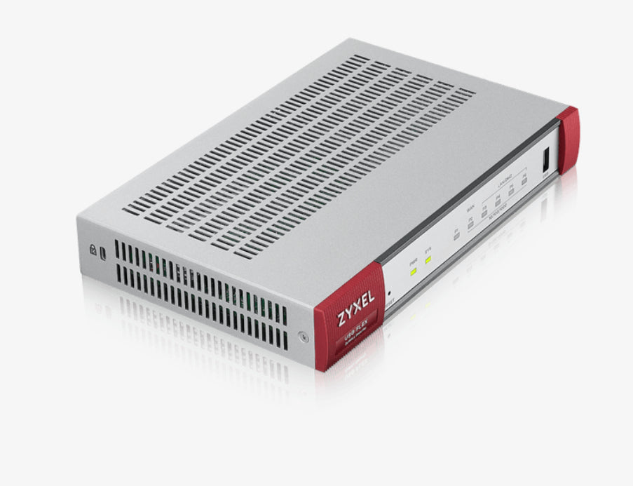 Zyxel USG Flex Firewall 10/100/1000 1*WAN, NO*SFP, 4*LAN/DMZ ports, 1*USB with 1