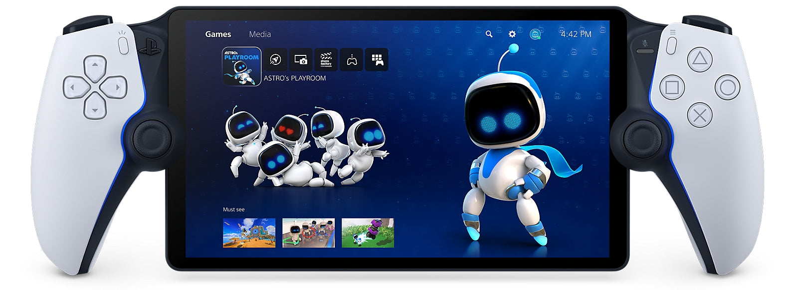 Playstation Portal - Lecteur à distance pour Playstation 5 (Écran 8'', Pas besoin de TV) Blanc