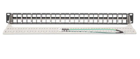 Intellinet 721028 Patch Panel 48P Keyst 1U