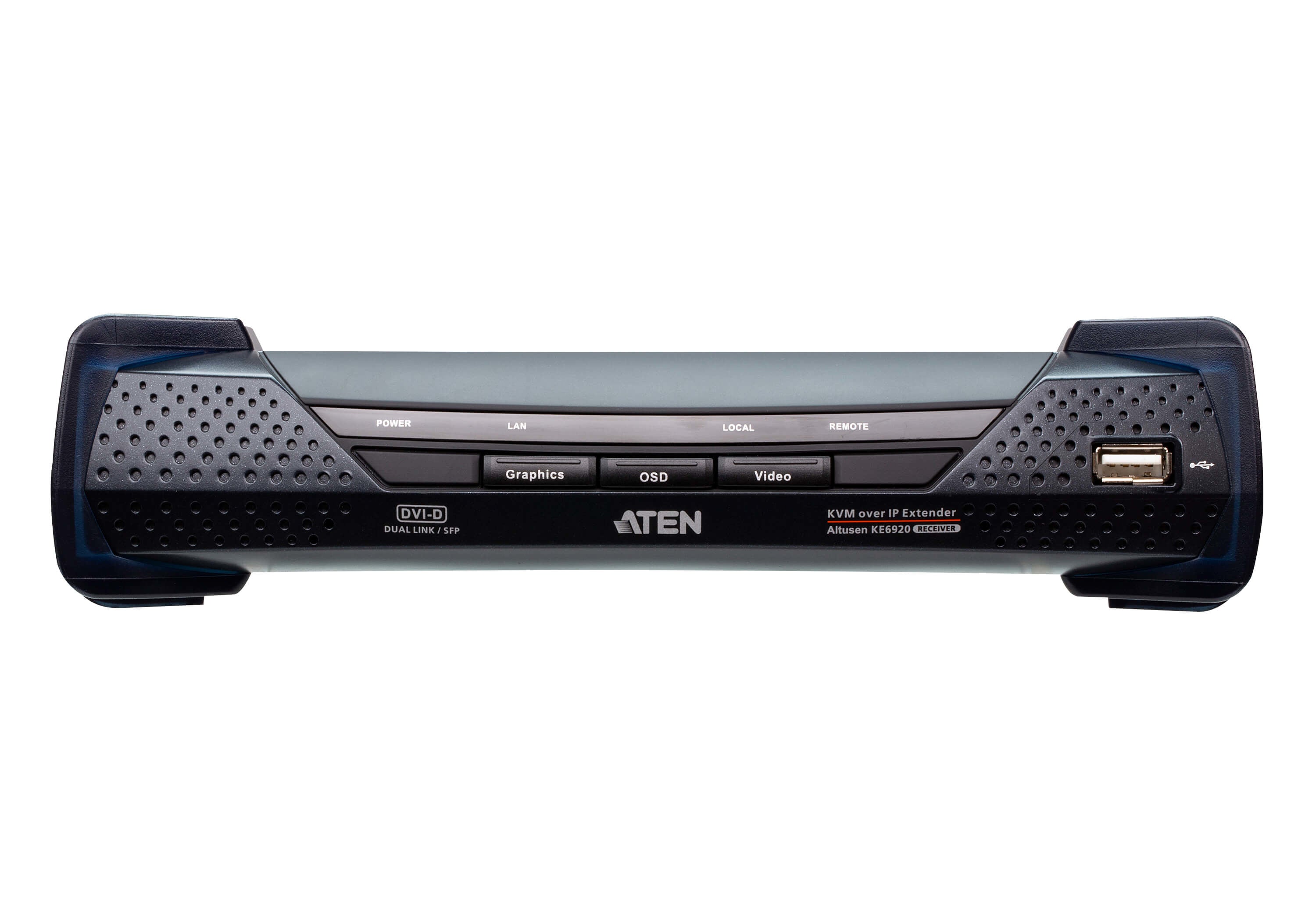 ATEN PREMIUM KE6920ATC Contrôle KVM à distance 2 serveurs 1 opérateur IP/2Fibres