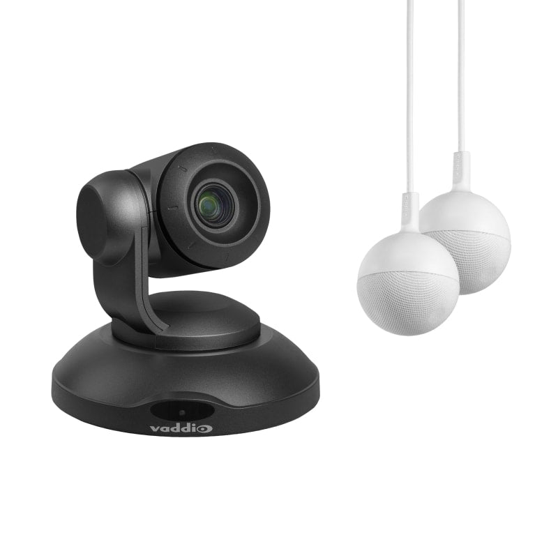 Vaddio ConferenceSHOT AV B Ceiling Micro 2 SS HP Black