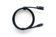 Ochno Cable, USB C-C, 2.0m, coax, passive, screw, black