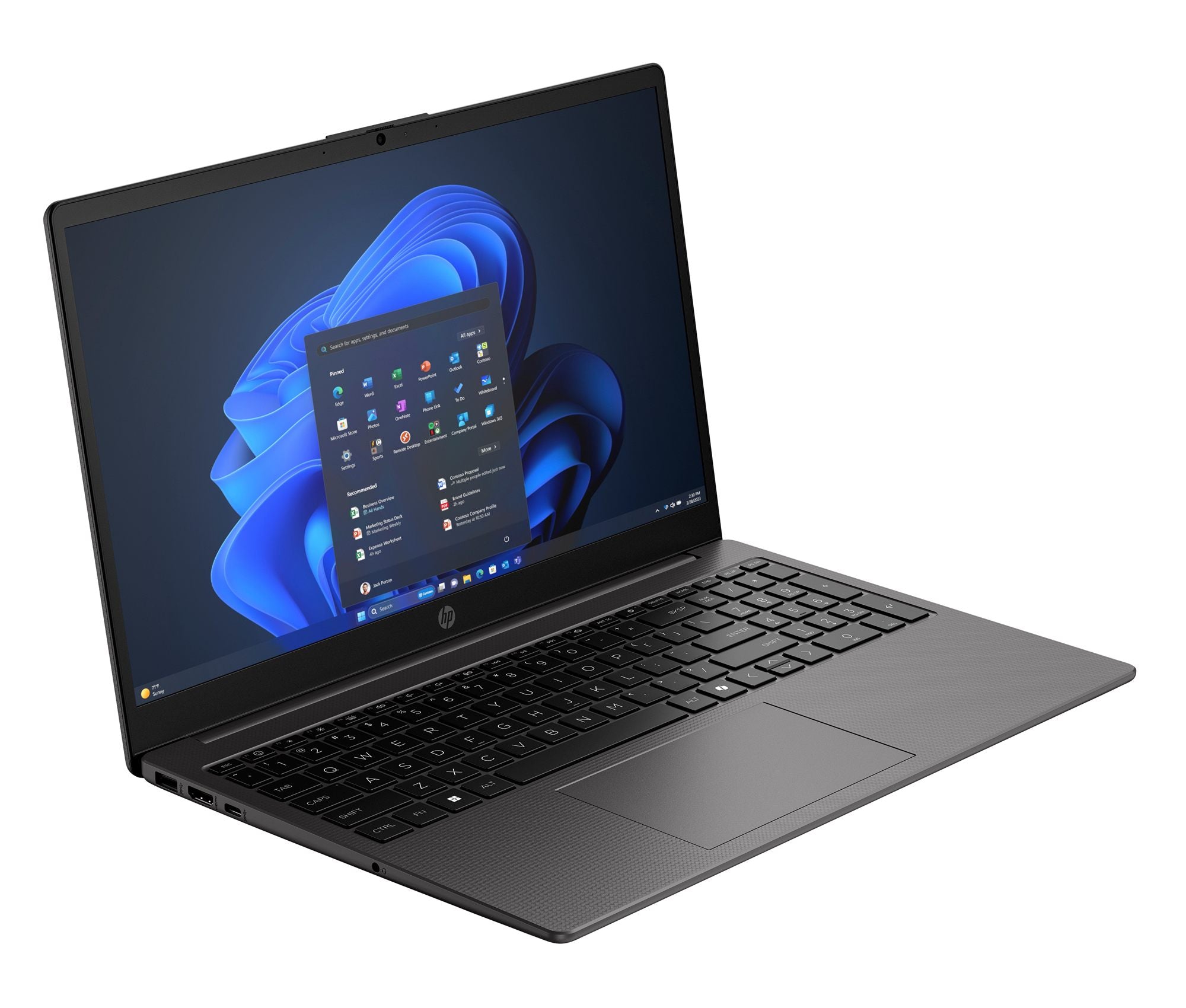 HP 250R G10 Intel Core 3 100U 15.6p FHD 8Go DDR5 512Go SSD ax+BT 3C Batt UMA W11P 1/1/0