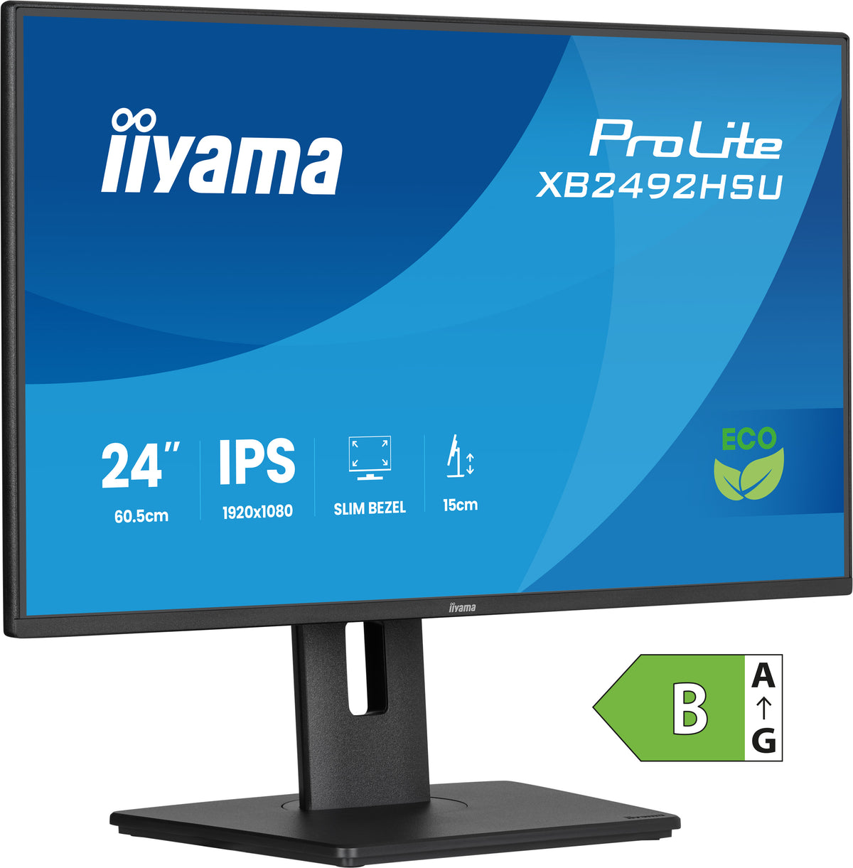 24" IPS 4-side slim bezel Green Choice E
