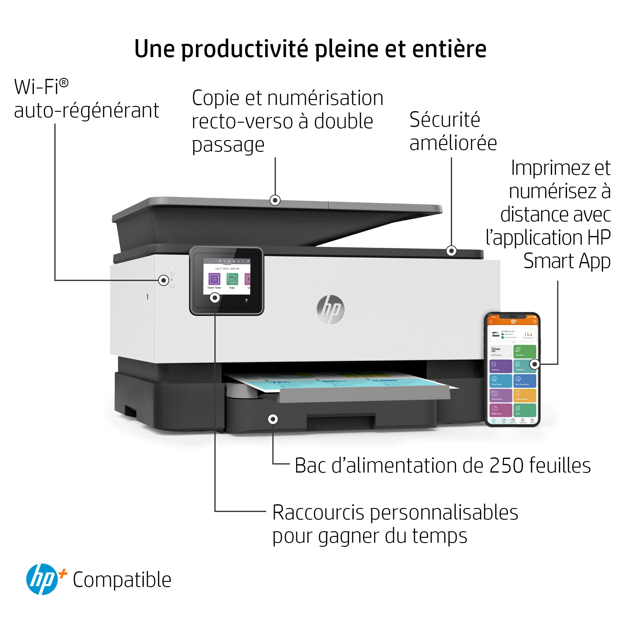 HP OfficeJet Pro 9014e All-in-One A4 color 22ppm USB WiFi Print Scan Copy Fax