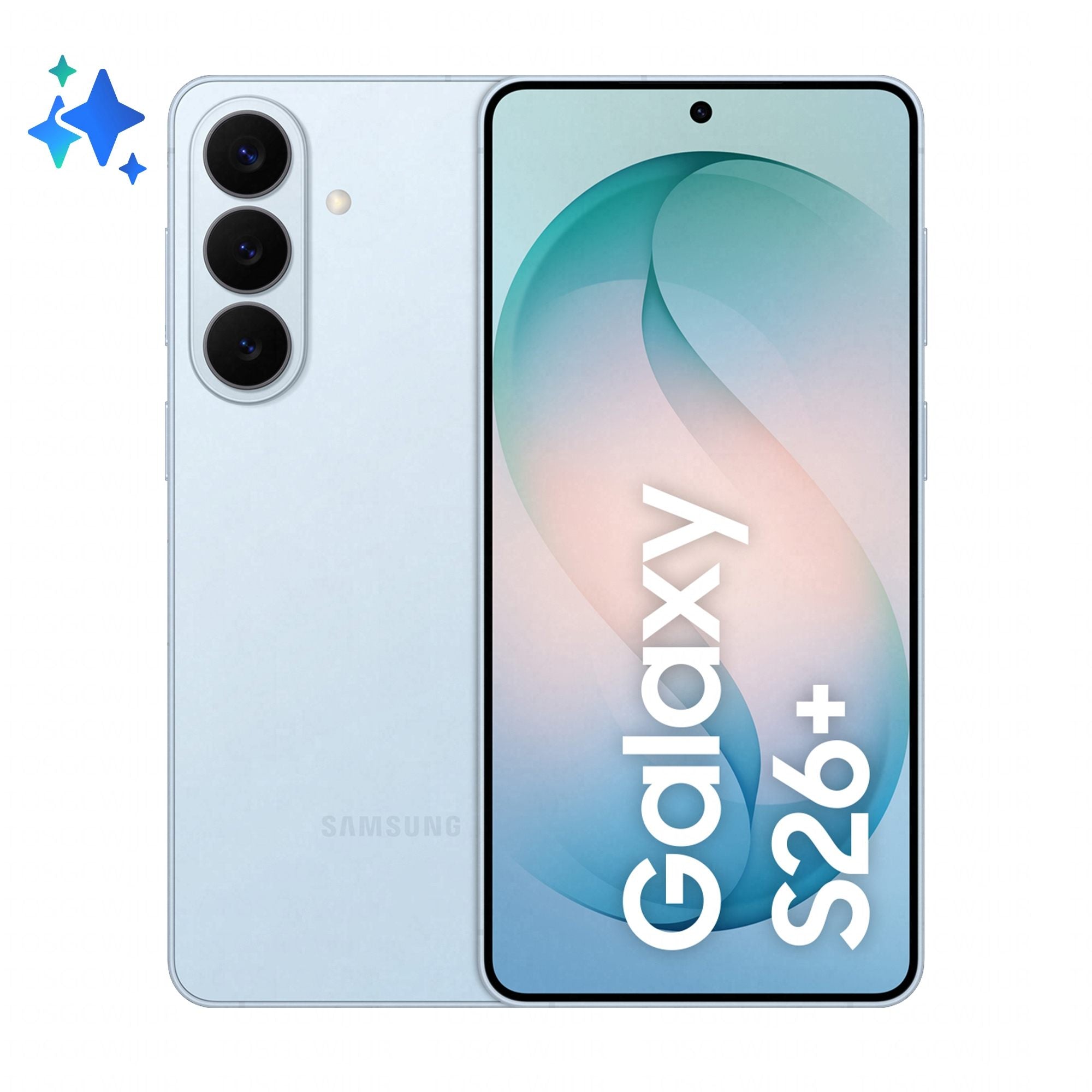 "Samsung Galaxy S26+ 17 cm (6.7"") Double SIM Android 16.0 5G USB Type-C 12 Go 256 Go 4900 mAh Bleu"