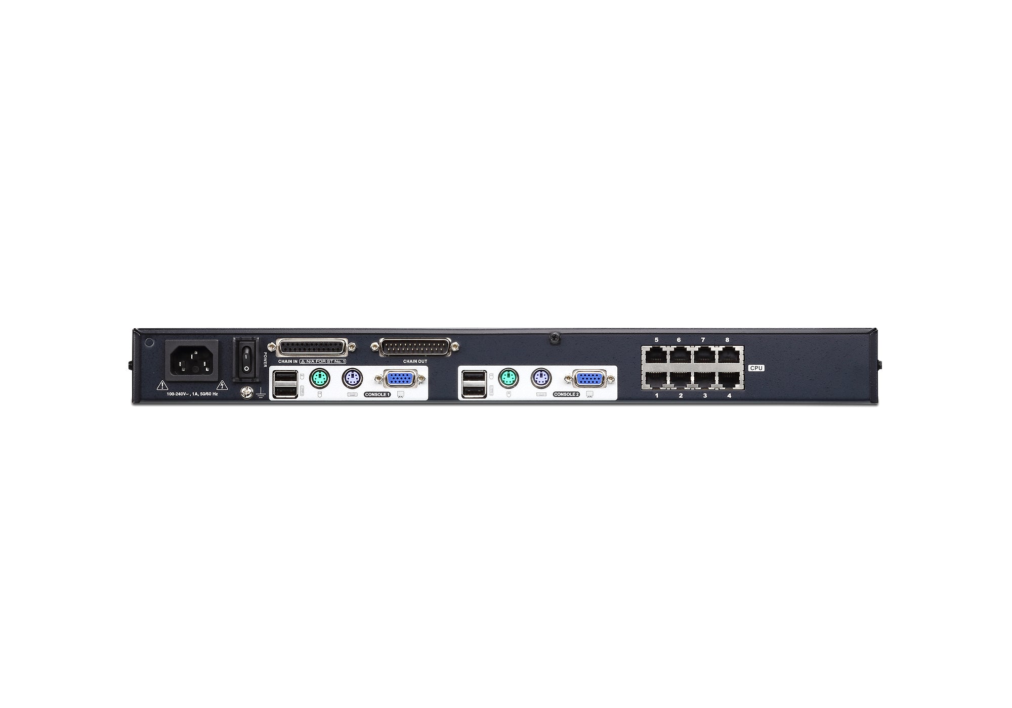 Aten KH2508A KVM Altusen CAT5 8 ports Double Console