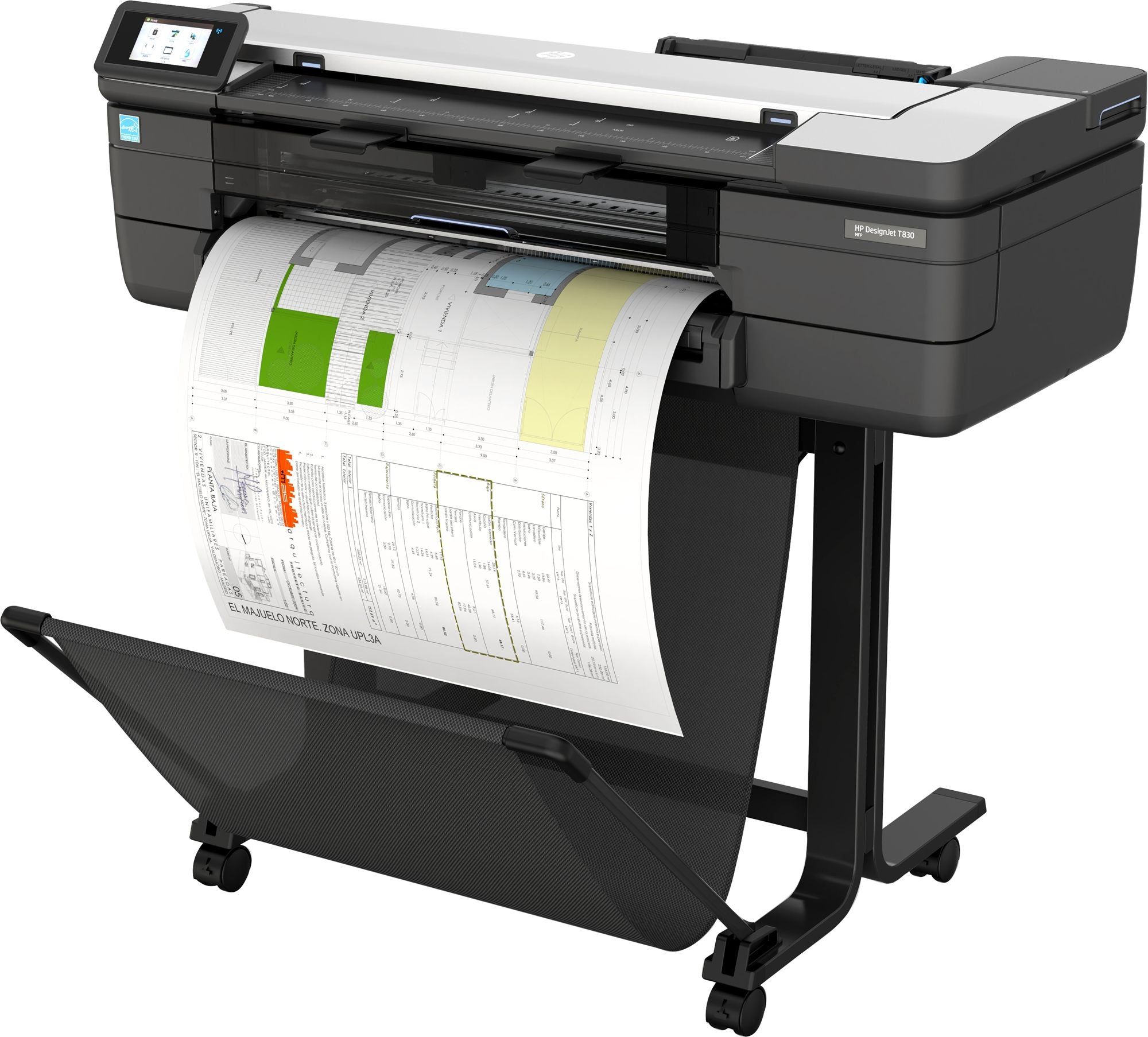 HP DesignJet T830 24p MFP with new stand Printer