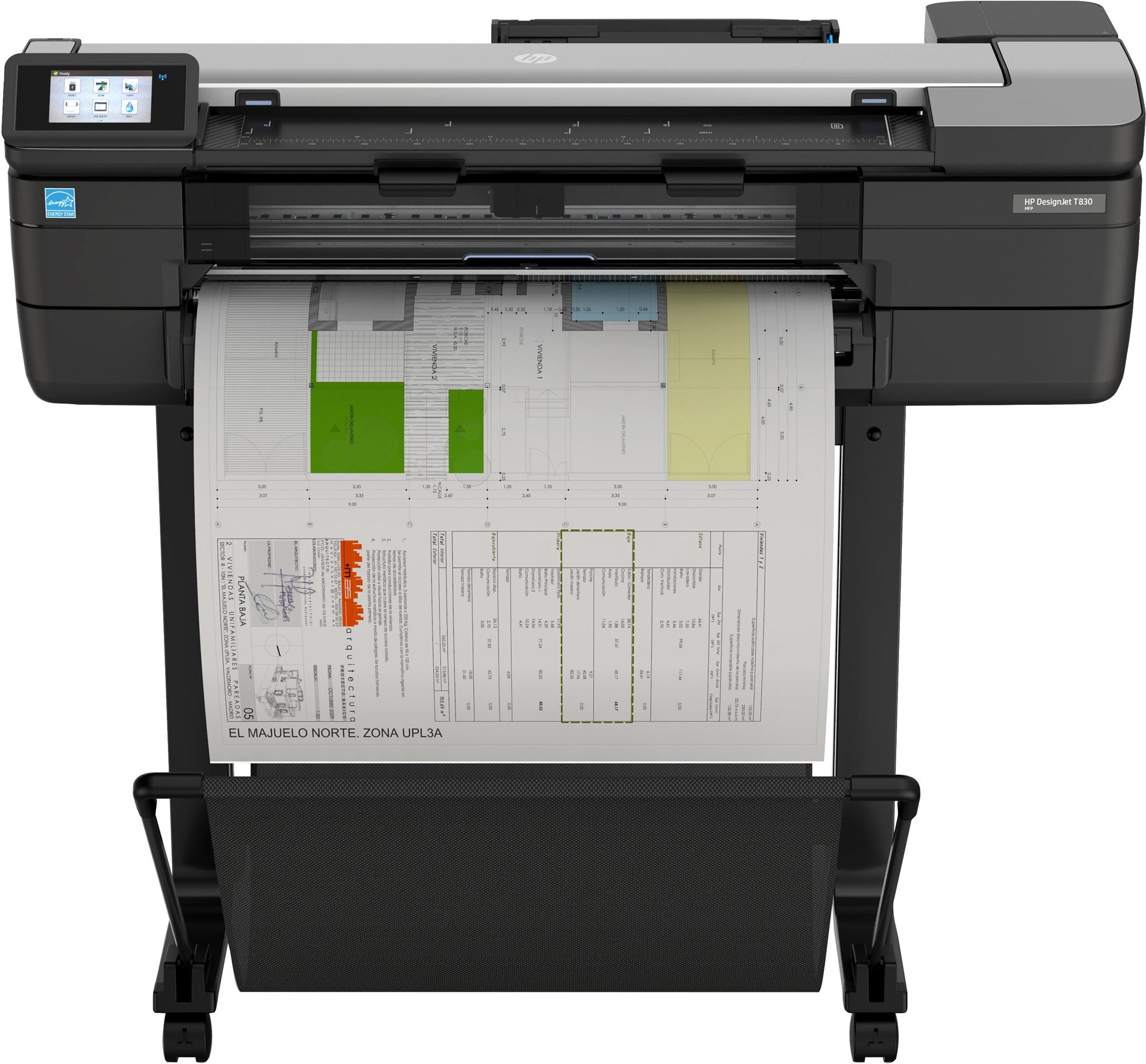 HP DesignJet T830 24p MFP with new stand Printer