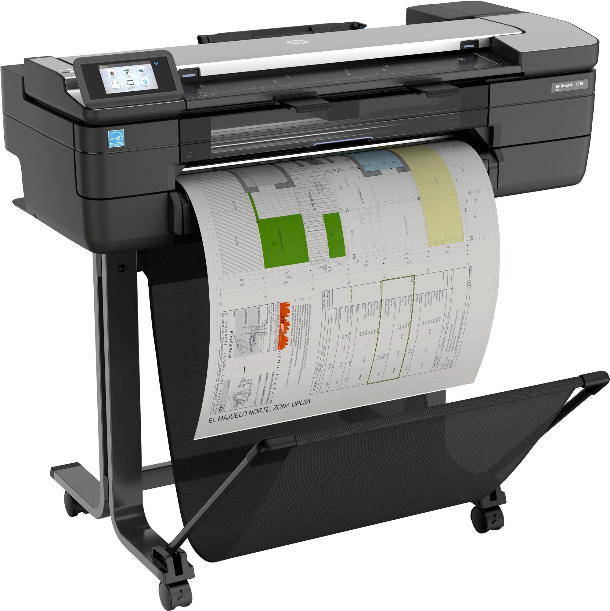 HP DesignJet T830 24p MFP with new stand Printer