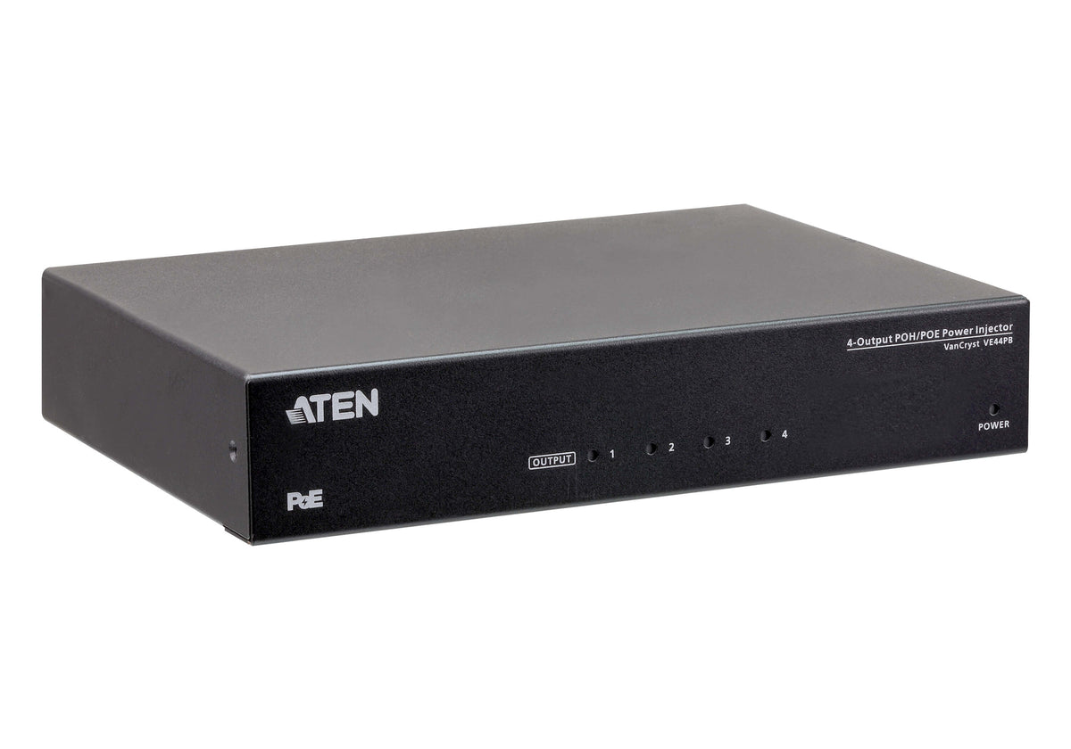 ATEN VE44PB Injecteur dalimentation PoH/PoE à 4 sorties