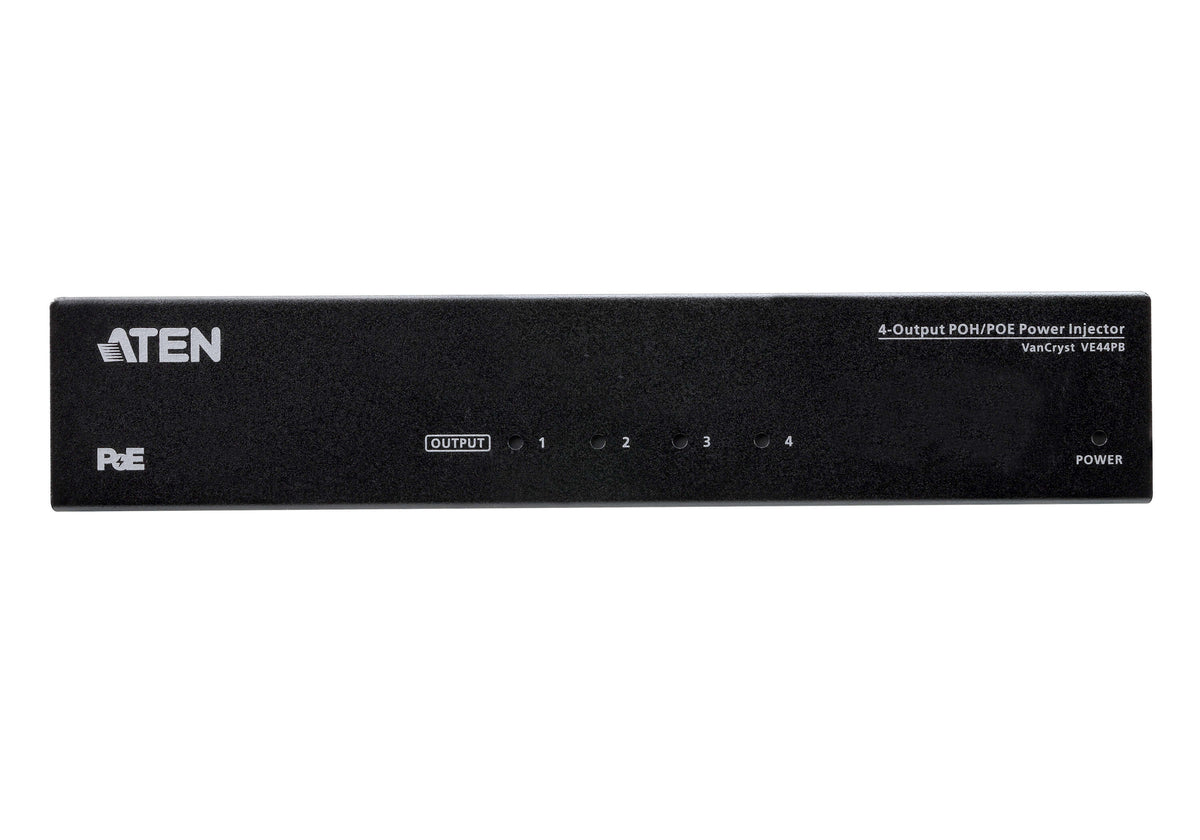 ATEN VE44PB Injecteur dalimentation PoH/PoE à 4 sorties