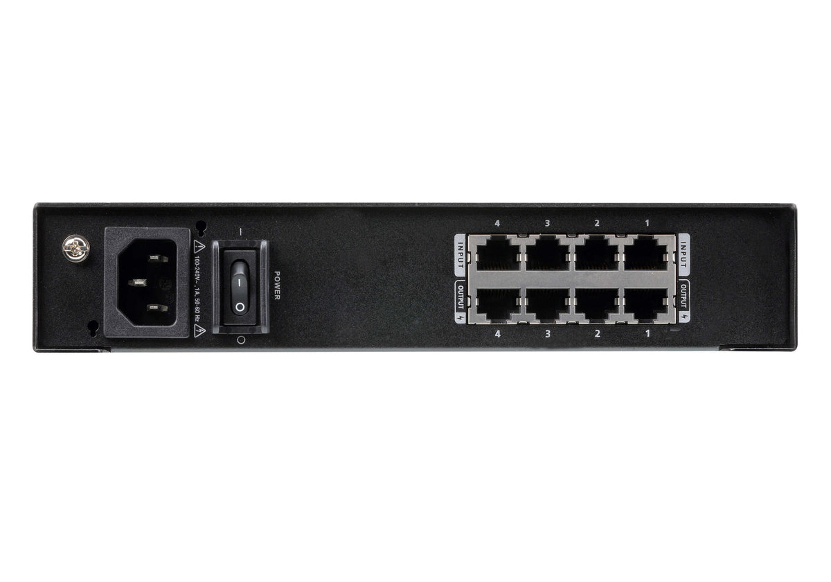 ATEN VE44PB Injecteur dalimentation PoH/PoE à 4 sorties