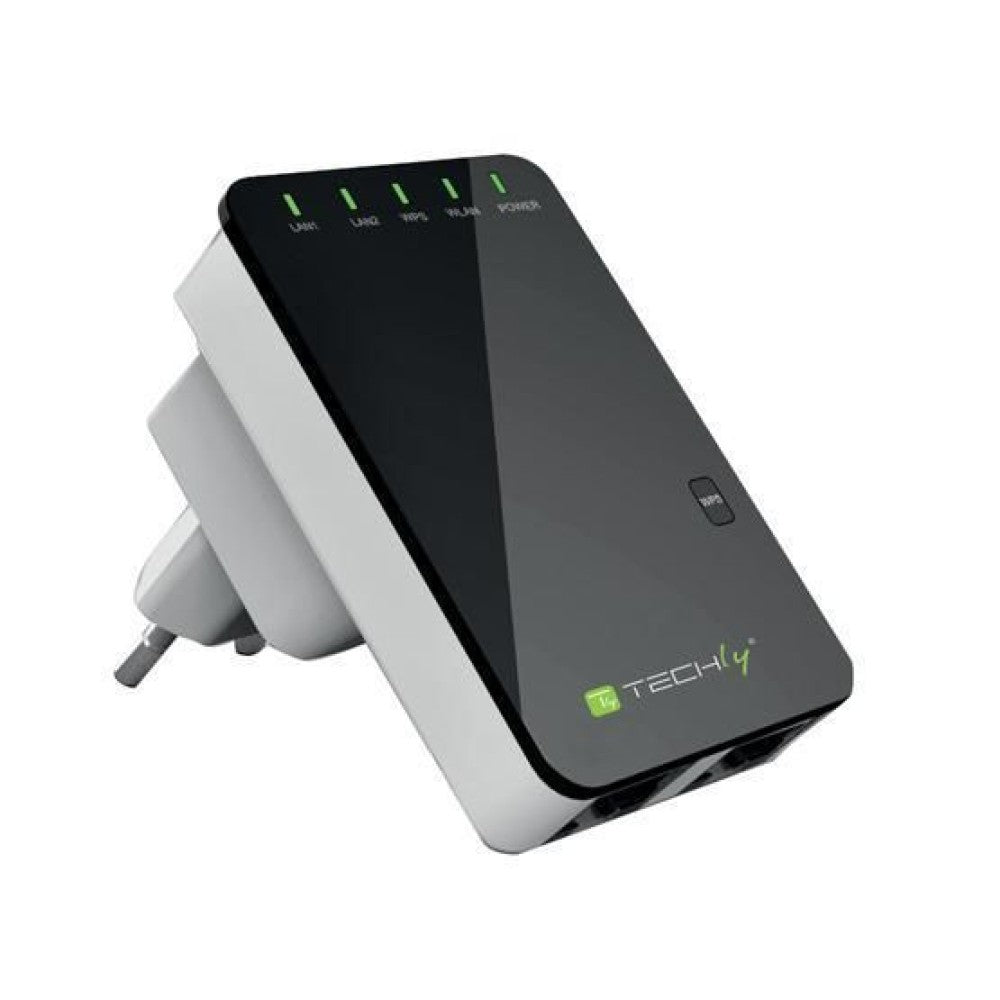Techly I-WL-REPEATER2 Répéteur/Routeur N300 a brancher