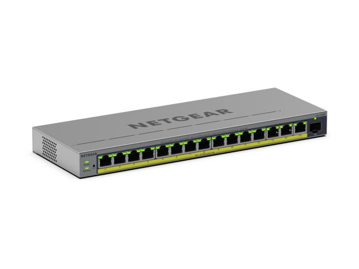 NETGEAR 16PT GB PLUS SWICH W/ POE+ GS116EPP
