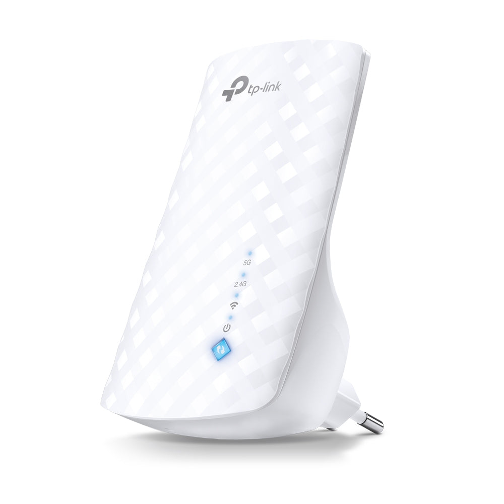 TP-LINK AC750 Wi-Fi Range Extender Wall Plugged 3 internal antennas 433Mbps at 5GHz + 300Mbps at 2.4GHz Range Extender mode WPS