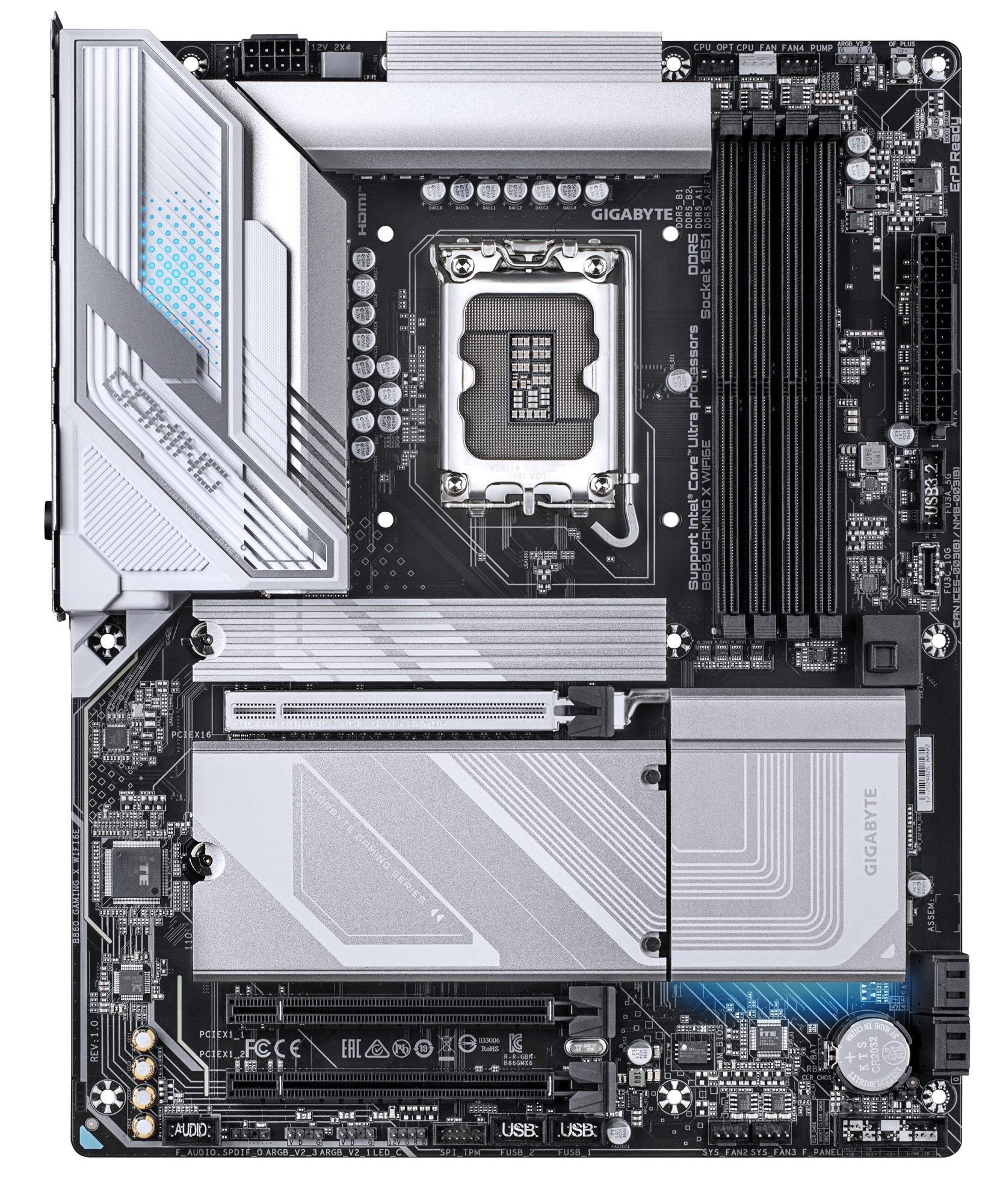GIGABYTE B860 GAMING X WIFI6E carte mere Intel B860 LGA 1851 (Socket V1) ATX