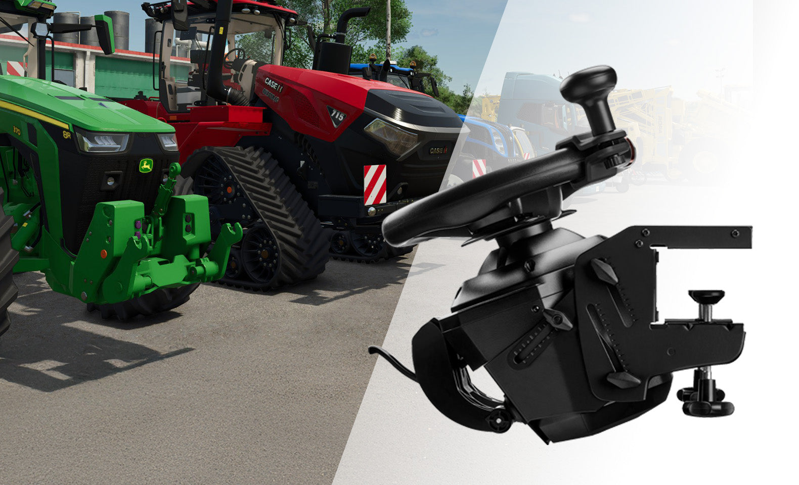 THRUSTMASTER T128-P Simtask Farming Pack pour PS5 et PC