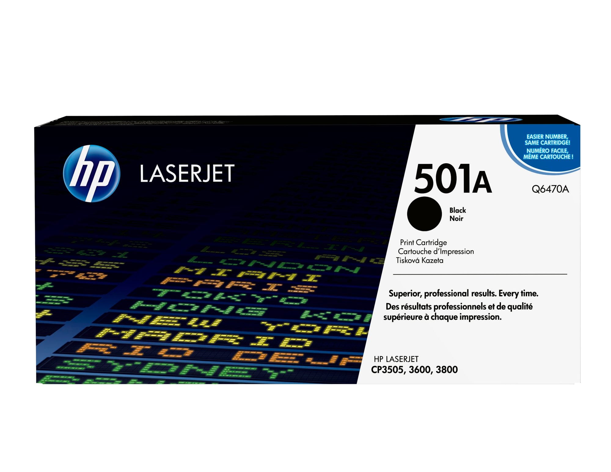 HP 501A Cartouche de toner 1 piece(s) Original Noir