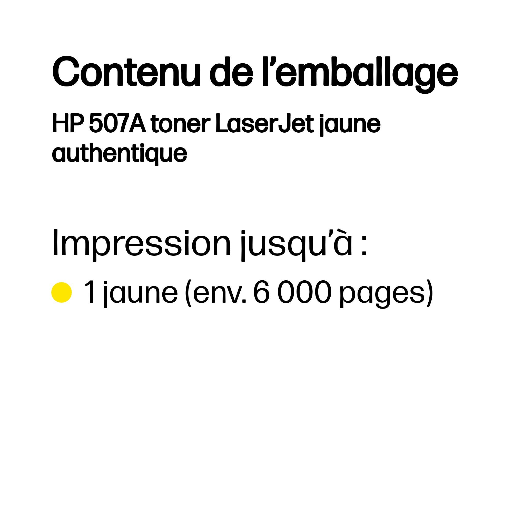HP 507A original Toner cartridge CE402A yellow standard capacity 6.000 pages 1-pack