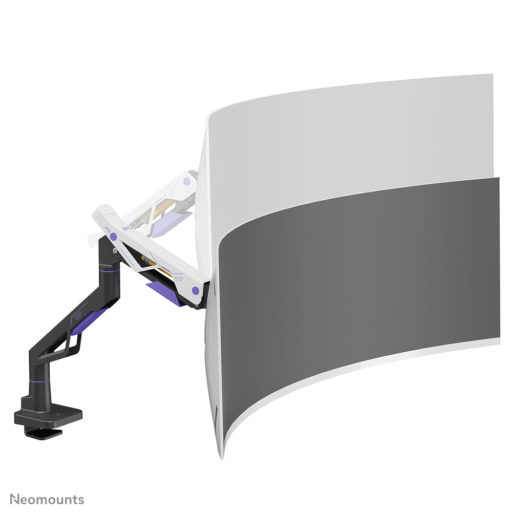 NEOMOUNTS ACE DS70-256BL1-Support à fixer gaming pour écran simple - 24-57" - 2-30 kg -ressort à gaz - arrêt à 180°- inclinaison