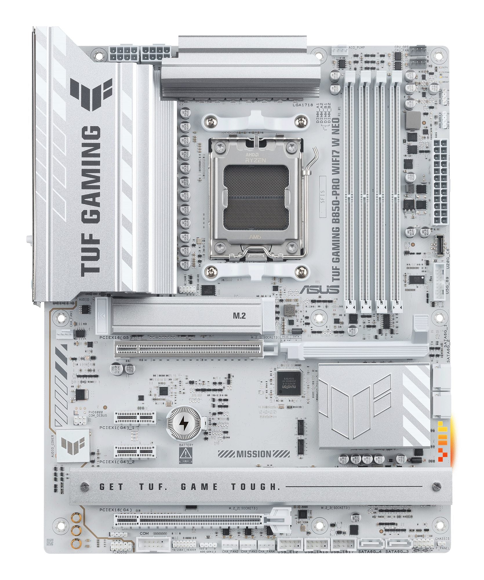 ASUS AMD B850 ATX motherboard DDR5 PCIe 5.0 3xM.2