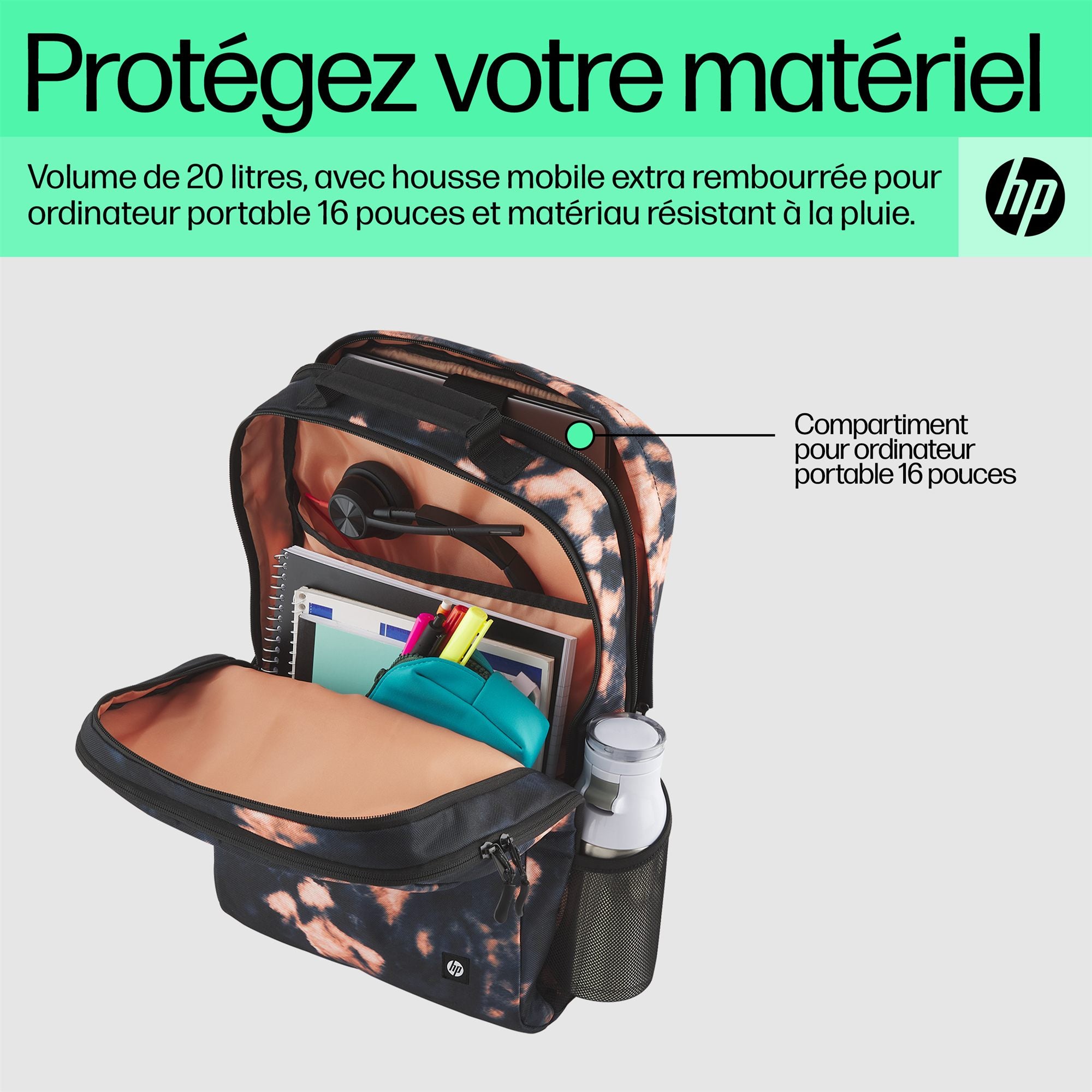 HP Campus XL Tie Dye Backpack