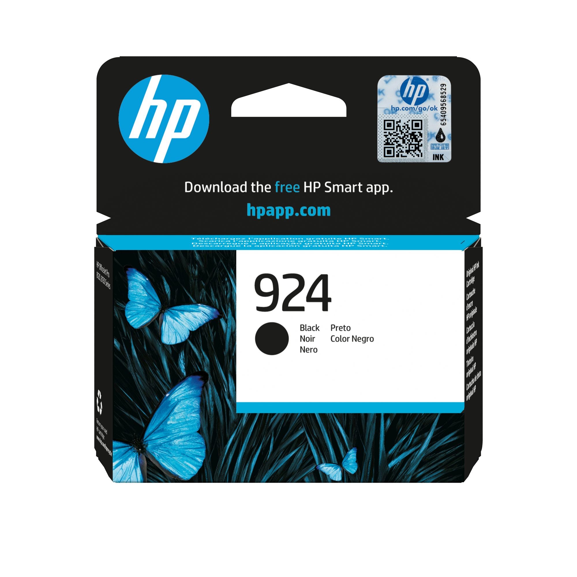 HP 924 Black Original Ink Cartridge