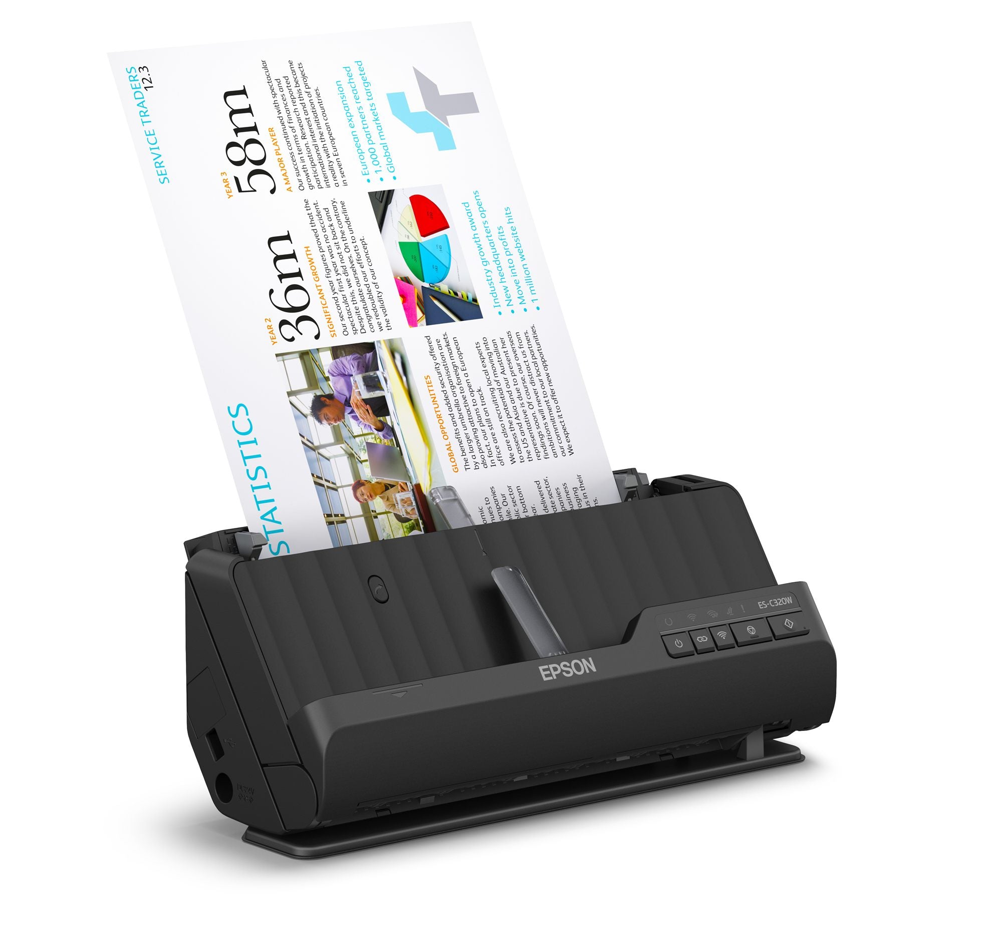 EPSON WorkForce ES-C320W Scanner 30ppm