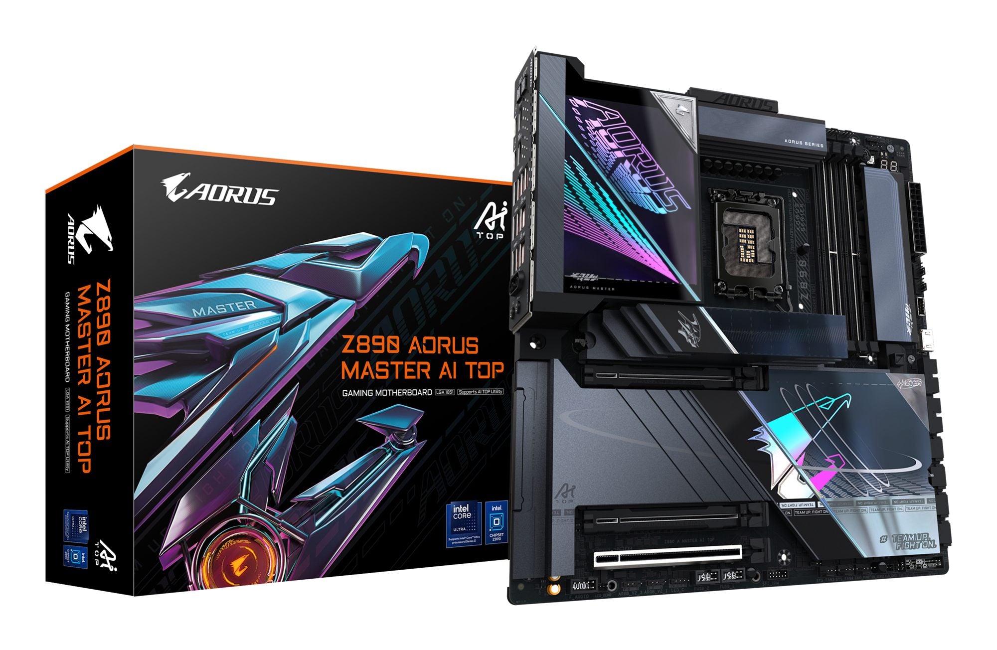 GIGABYTE Z890 AORUS MASTER AI TOP Intel Z890 LGA 1851 (Socket V1) ATX étendu