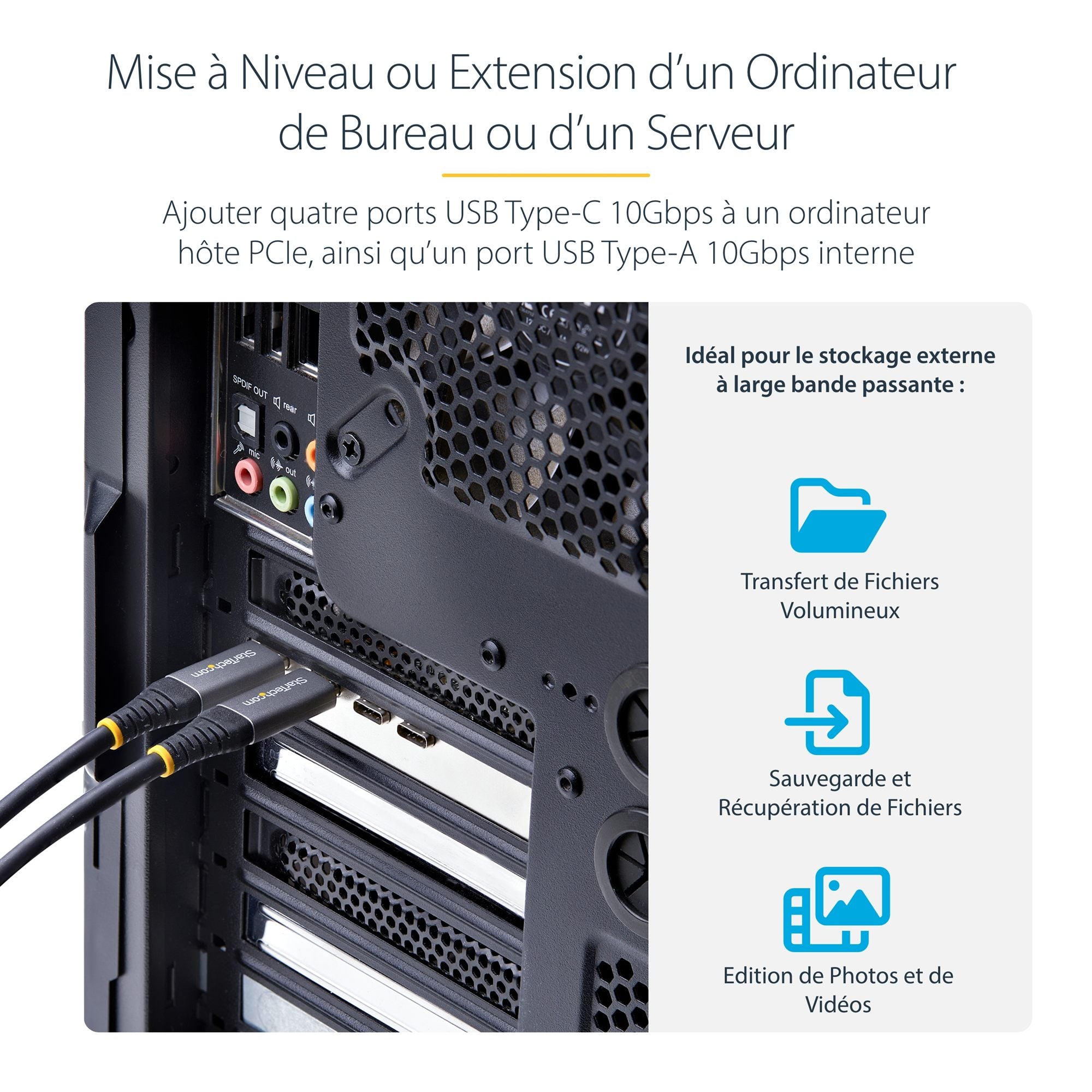 5-Port USB PCIe Card 10Gbps