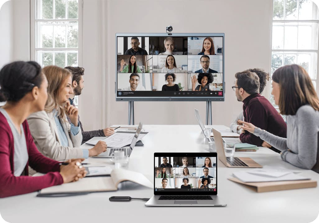 "Yealink MeetingBoard 165,1 cm (65"") 3840 x 2160 pixels LED Wi-Fi 6 (802.11ax) Noir Bluetooth"