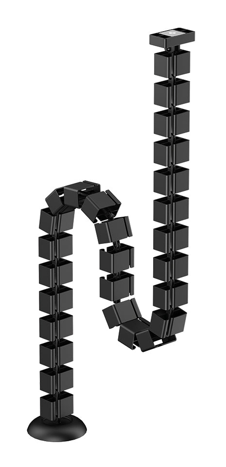 NEOMOUNTS Cable Spine Organizer for sit/stand desk frames magnet mounted black
