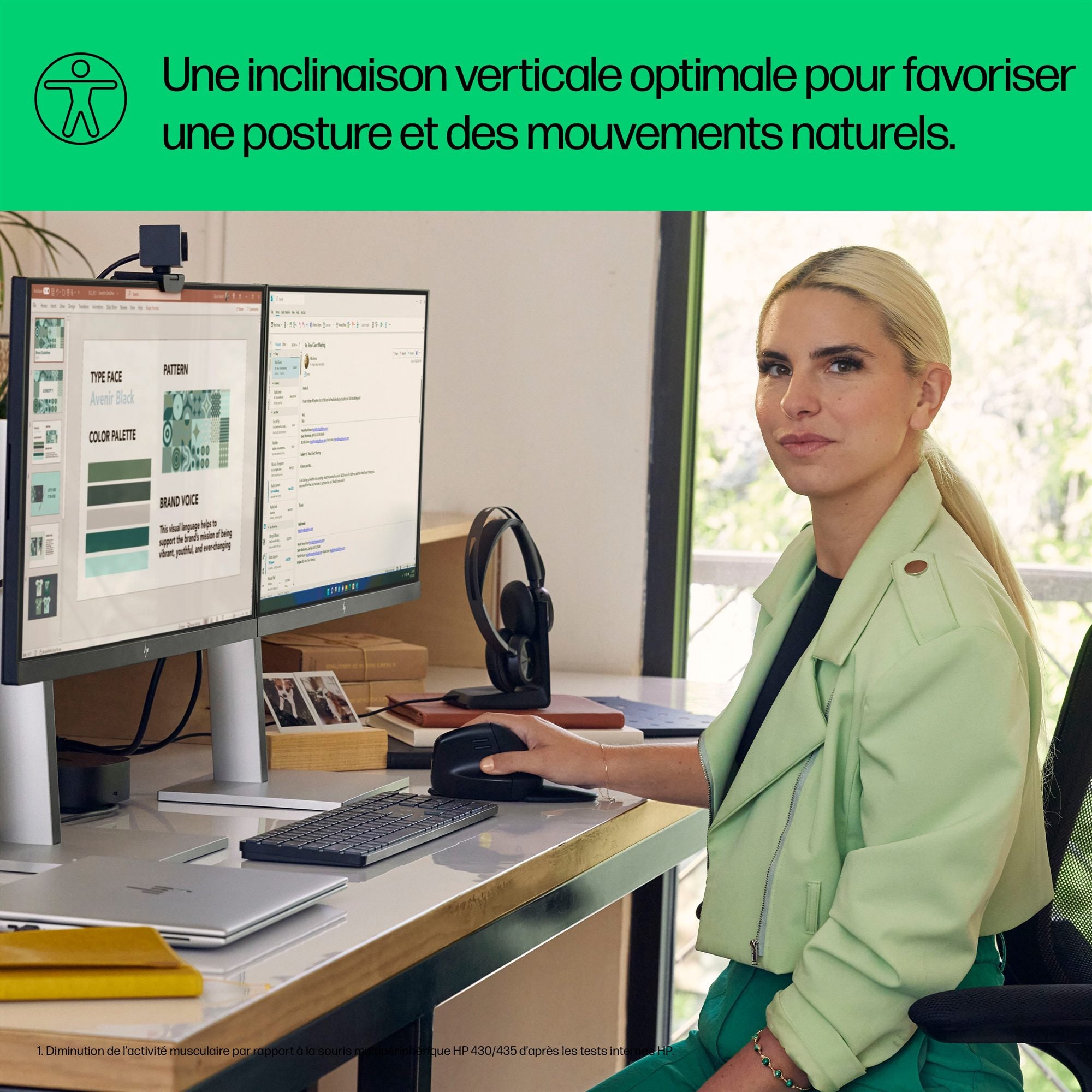 HP 920 Ergo VRTCL Wireless Mouse EMEA-IN