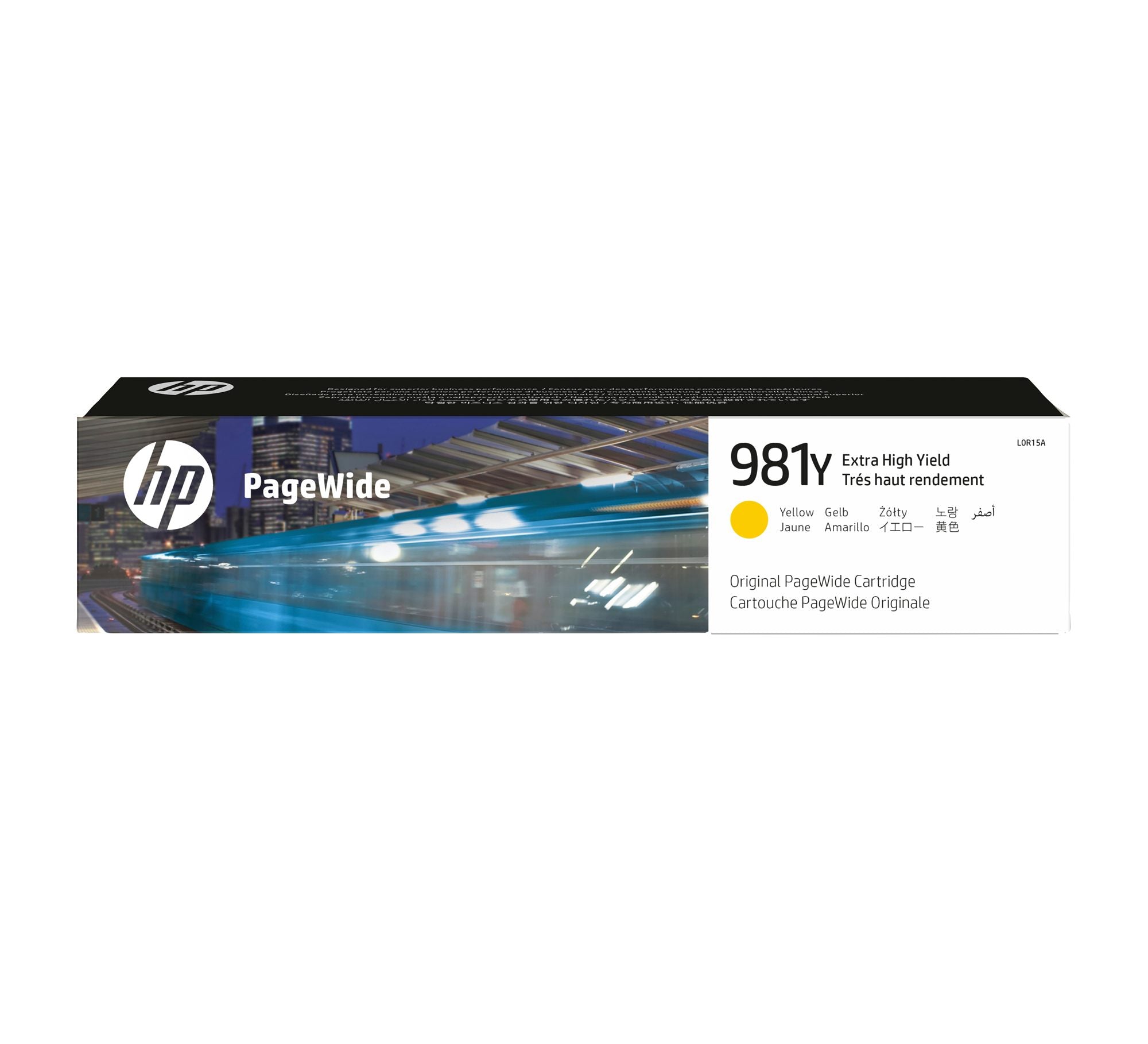 HP 981Y original Extra High Yield Yellow PageWide Cartridge L0R15A